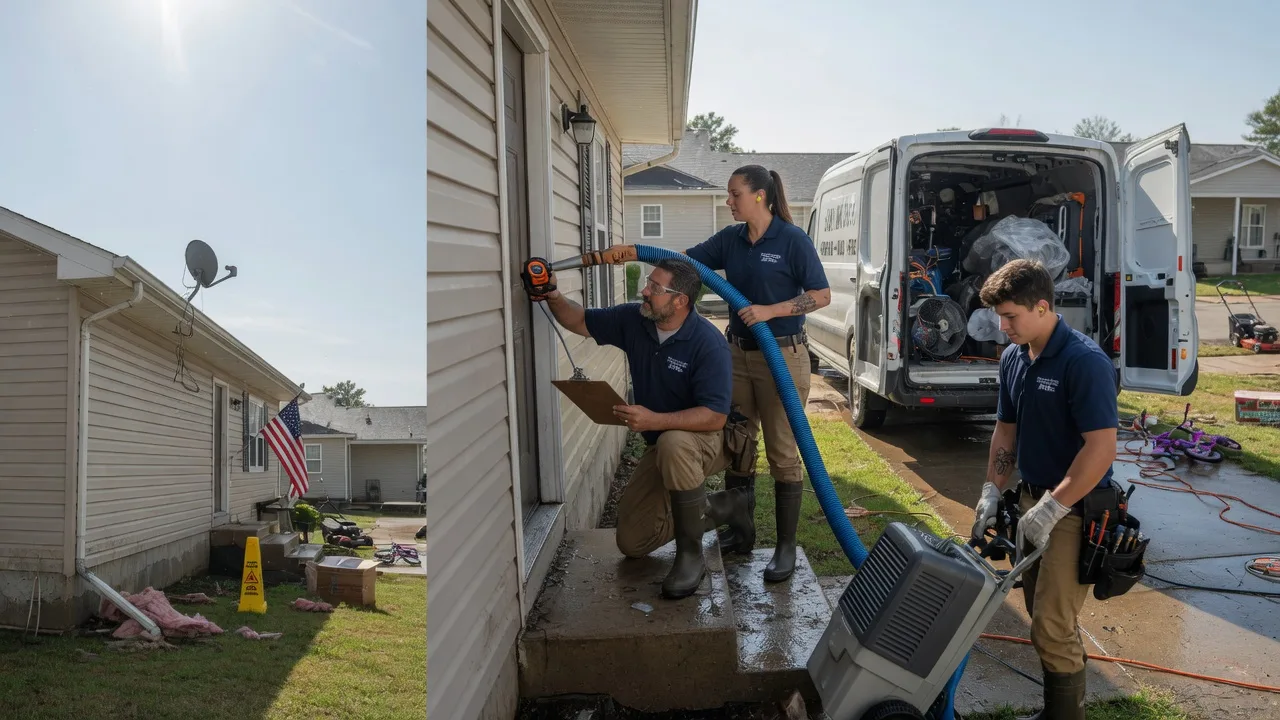 Ceiling Water Damage Restoration in Sebring, OH near me